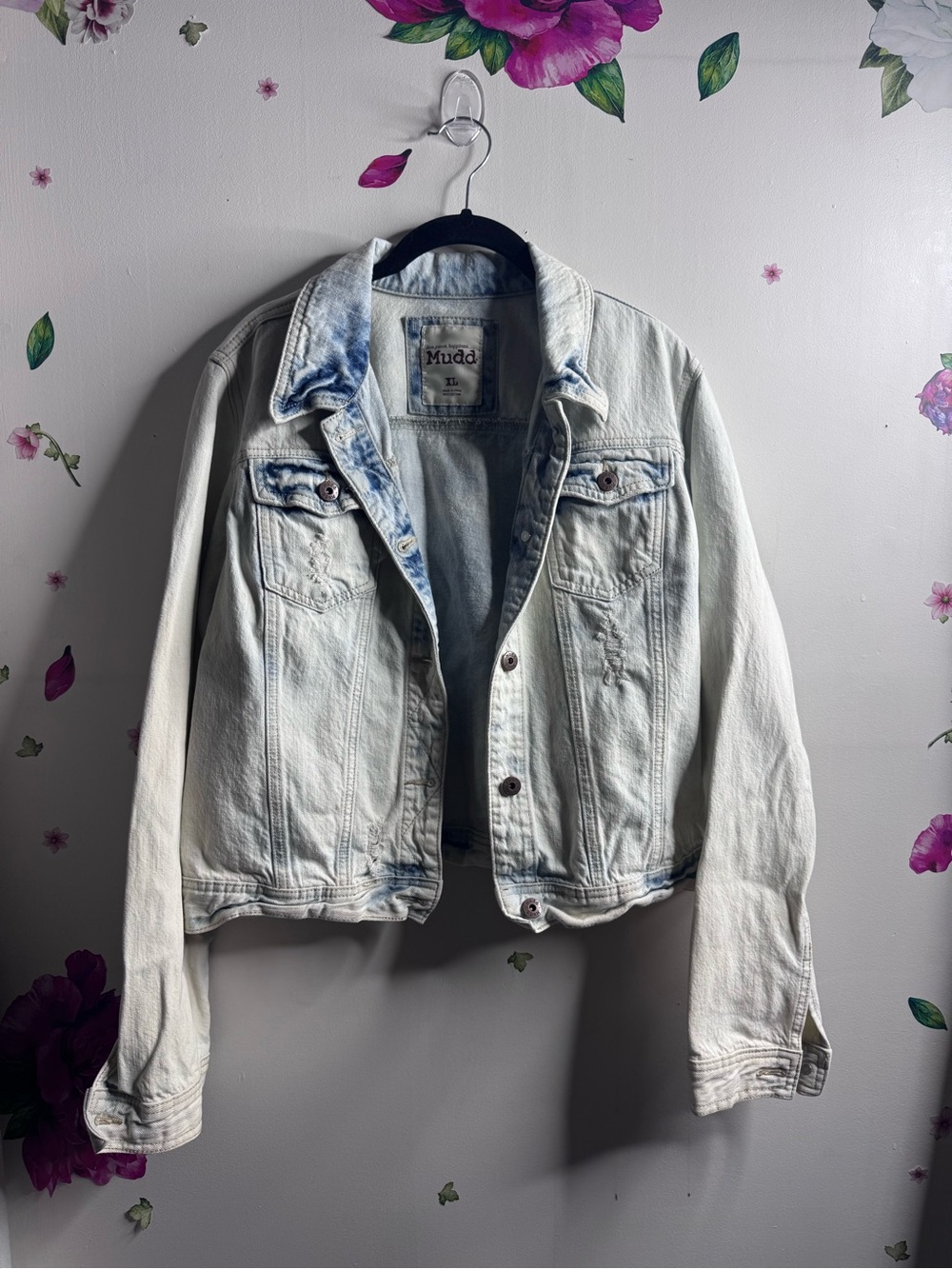 Mudd Light Wash Blue Denim Jacket